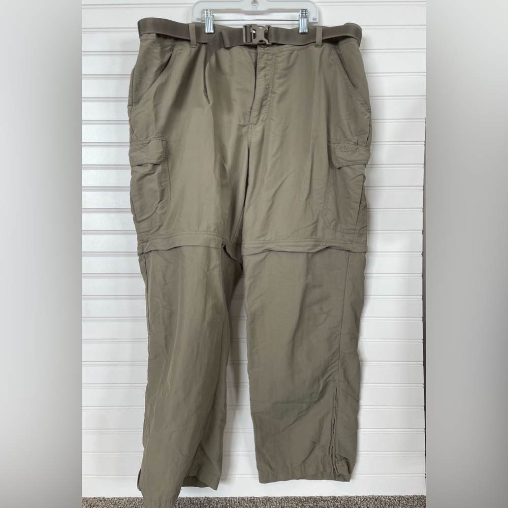 Cabela’s men’s pants zip-off legs, 42/30 classic fit RN56835 convert to shorts